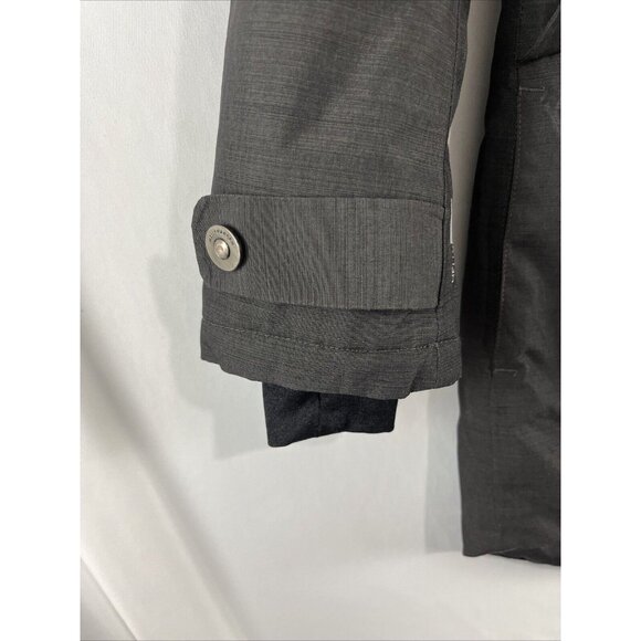 Helly Hansen Black Jacket Women's Size S w/ Faux Fur Zip-Off Hood - Picture 4 of 14